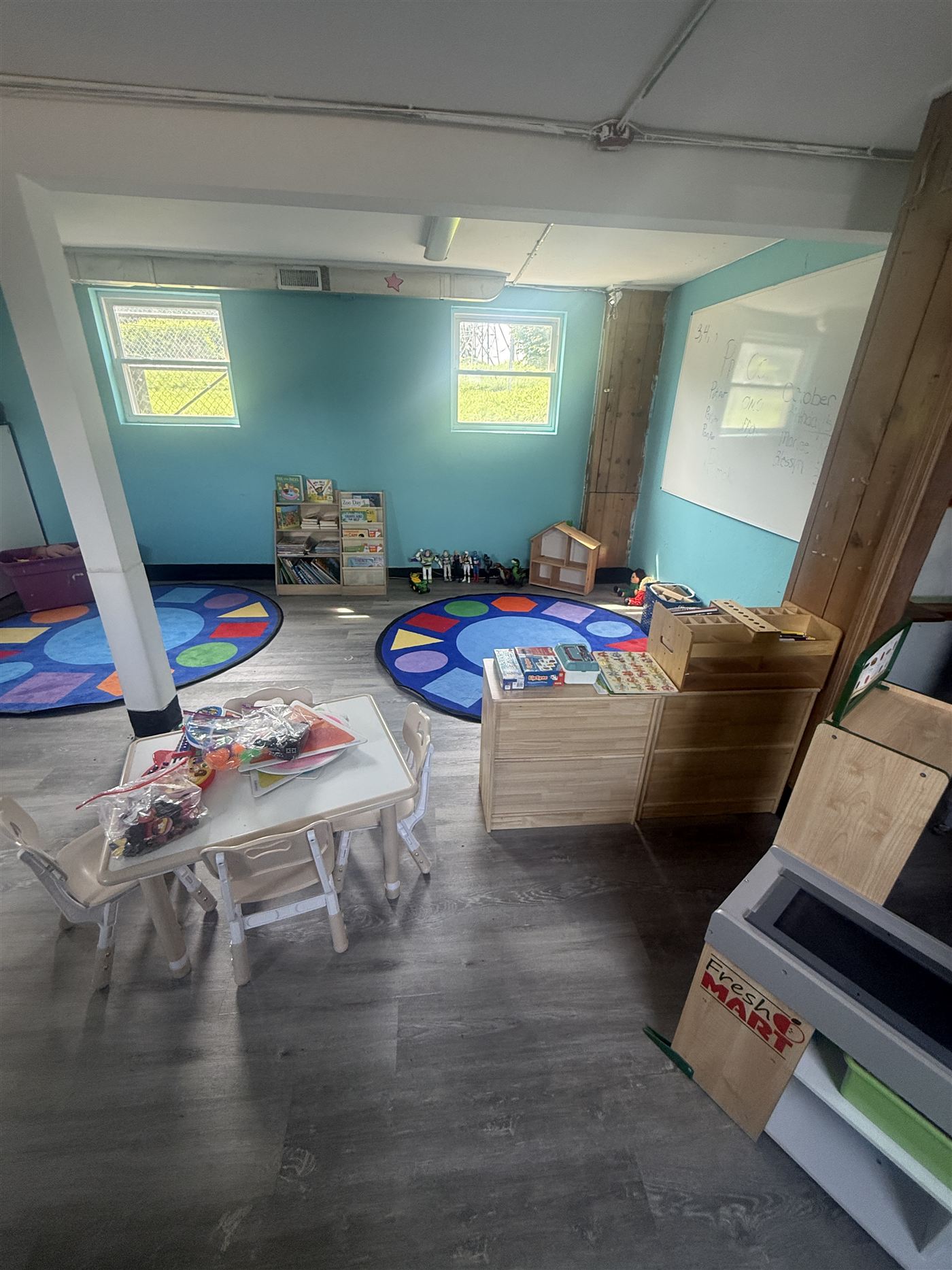 Reading nook and circle time rugs